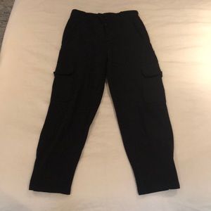 Wilfred high waisted black cargo pant